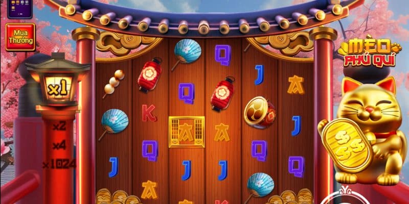 nổ hũ Mèo phú quý Các tính năng nổi bật trong nổ hũ Mèo phú quý