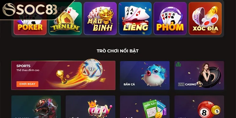 Hướng dẫn quy trình trải nghiệm tại SOC88